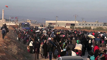 Refugees on Turkish border